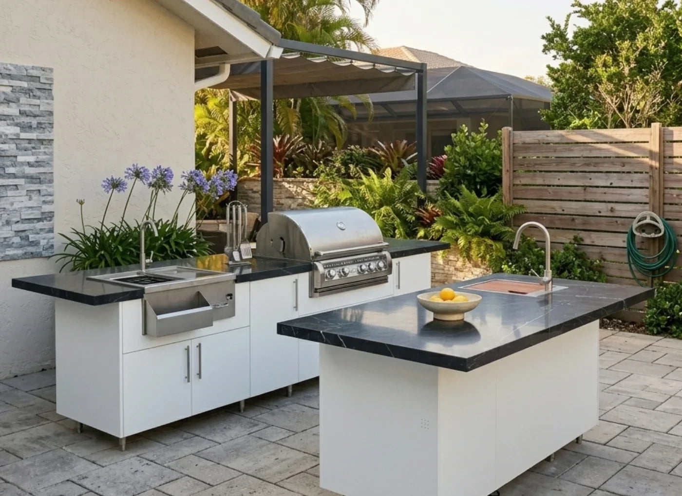 Custom Install in Miami Shell White