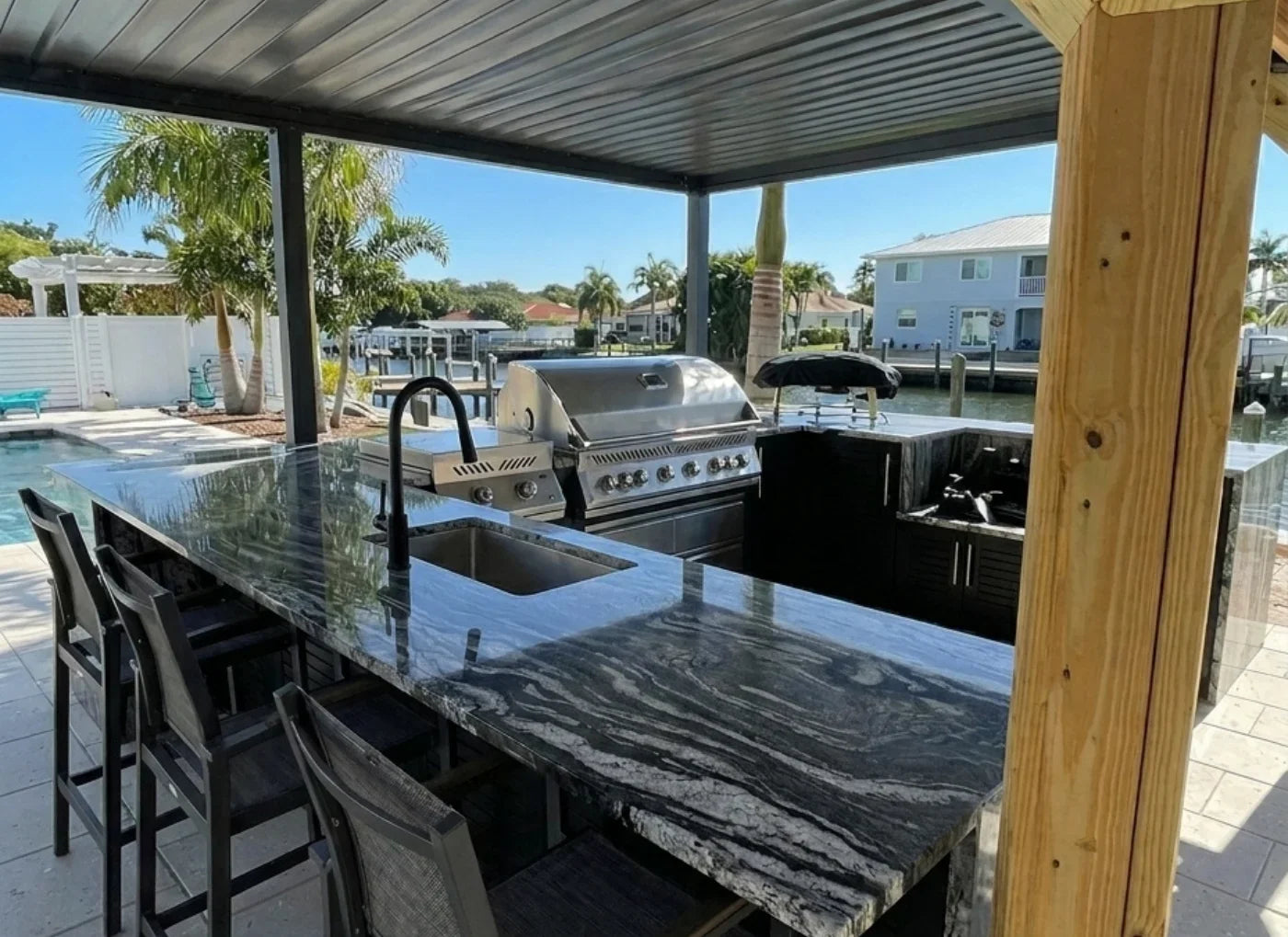 Custom Install in Sanibel Pitch Black