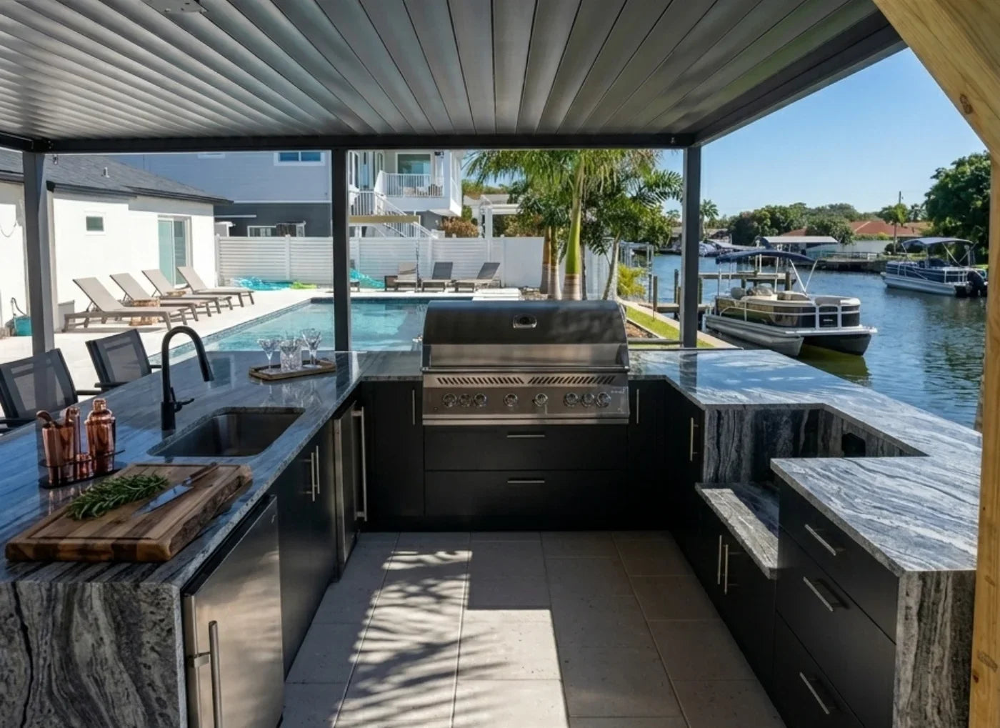 Custom Install in Sanibel Pitch Black