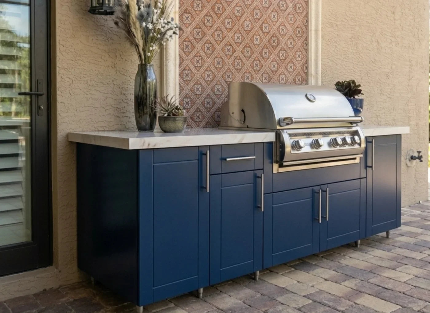 Custom Install in Sanibel Sapphire Blue