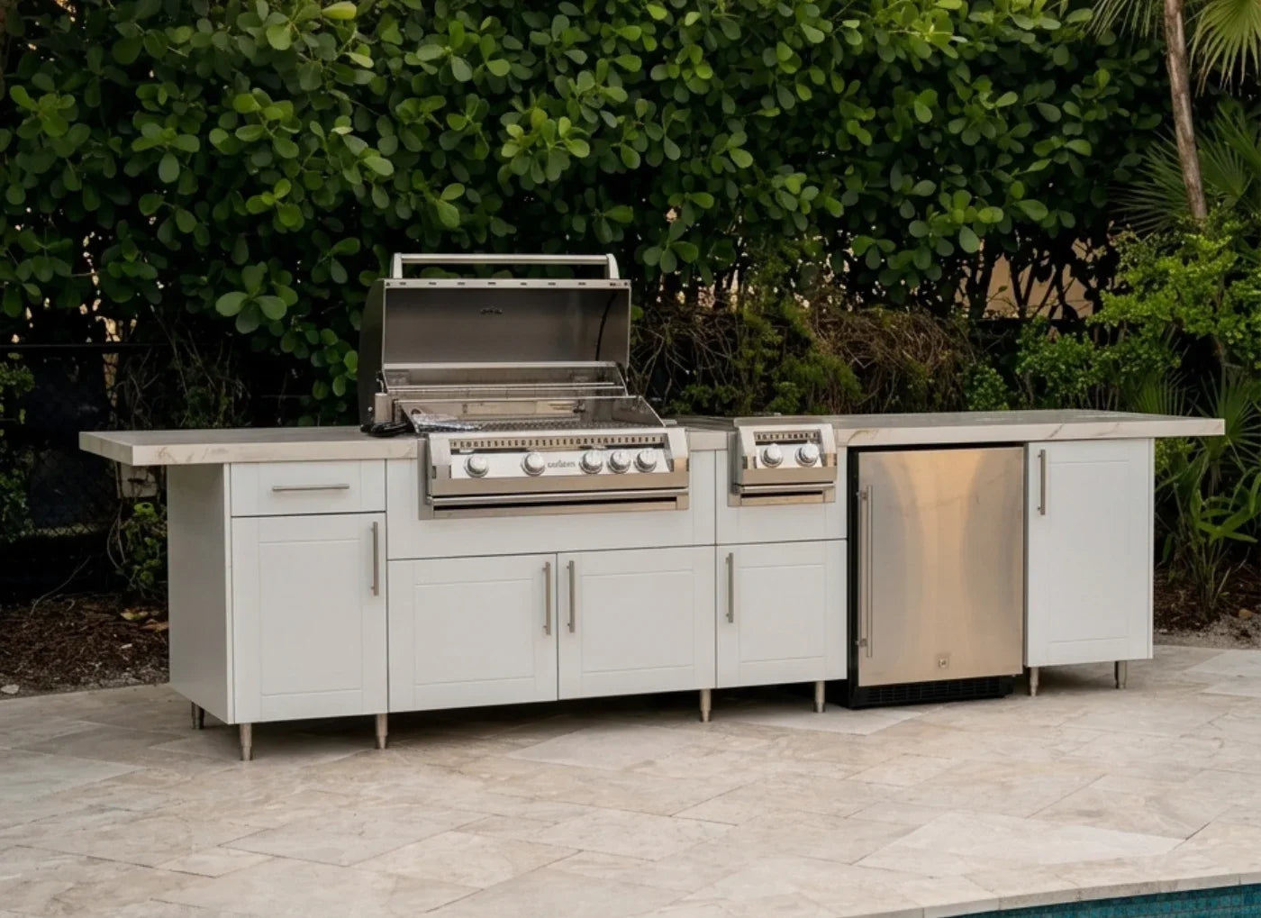 Custom Install in Sanibel Shell White