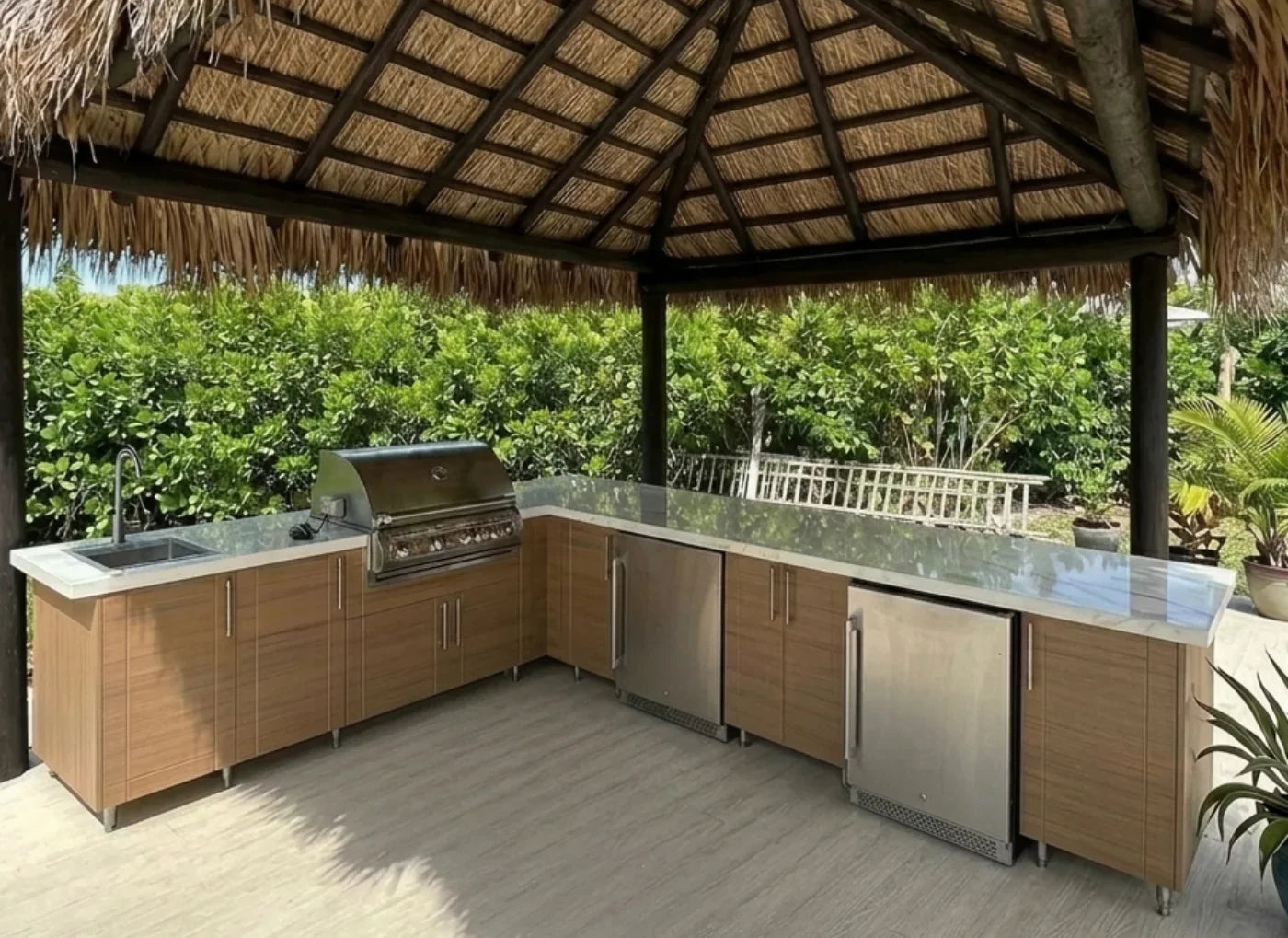Custom Install in Sanibel Teak