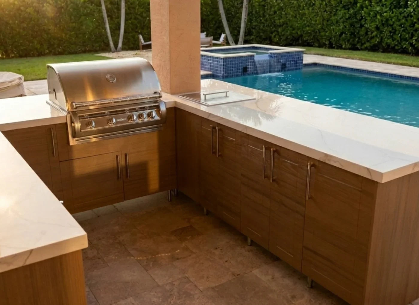 Custom Install in Sanibel Teak